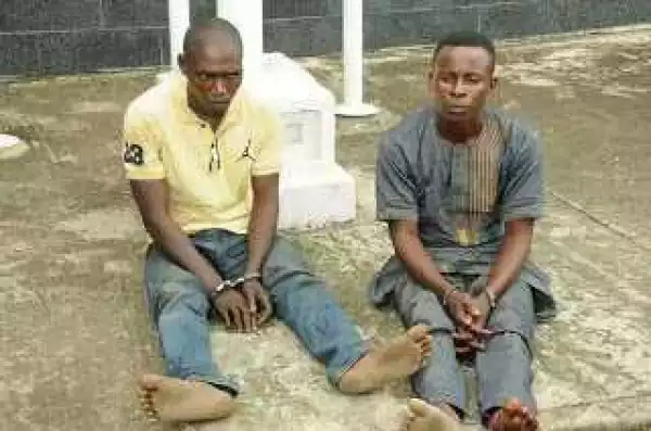 Police Arrest & Parades Suspected Kidnappers Of Iba Monarch (Photo)